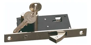 Cerradura Gancho Cisa Cilindro Europerfil 30mm Medio